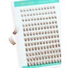Brown Cluster Lashes Individual Eyelashes 144pcs Lashes Cluster Wispy 8-12mm