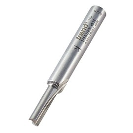 Trend Professional Straight Two Flute Router Cutter Bit, 1/4 Inch Shank, 4mm Cut Diameter, Tungsten Carbide Tipped, 3/07X1/4TC