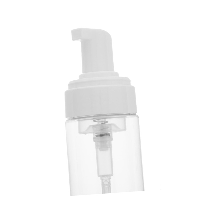 SAFIGLE 2pcs Clear Foaming Pump Bottle Refillable Travel Dispenser for