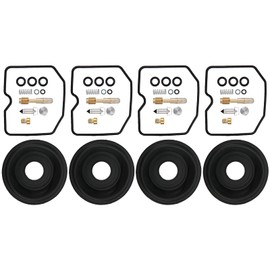 4 Sets Carburetor Rebuild Fix Kit Carburetor Overhaul Fits Suzuki GSF600S Bandit 1996-2003 Repair Fits Bandit GSF600 SF 600 S