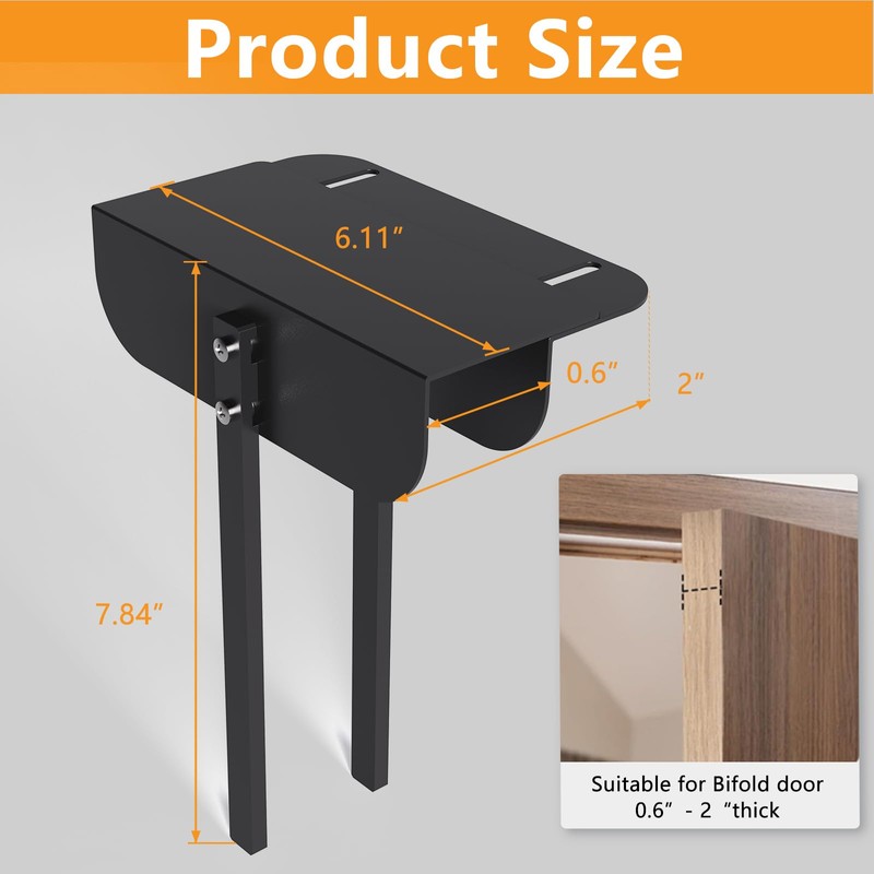 Metal Safety Bi-fold Door Lock, Adjustable Bifold Door Lock Kit