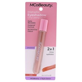 MCoBeauty Metallic Eyeshadow Long Lasting Liquid - Easily Blendable - Highly Pigmented - Foolproof Formula - Gloss Finish - For Brilliant, And Multidimensional Eye Looks - Luna - 0.27 Oz