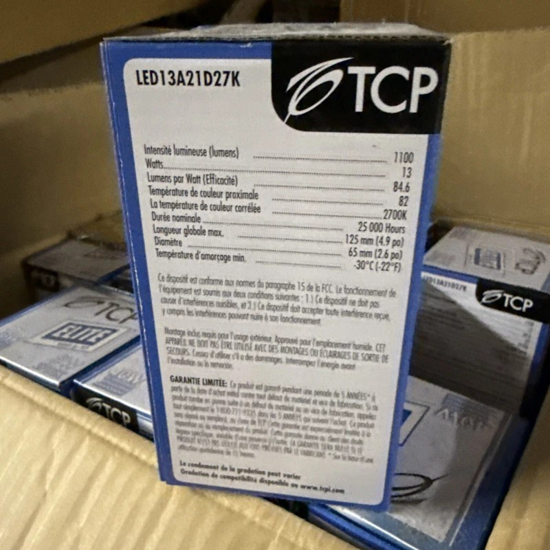 TCP Elite 75W Lightbulb 13W 2700K - Each Sold Separately