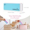 Canvalite Limas de uñas y amortiguadores, moldea/suaviza/brilla, lima multifuncional y