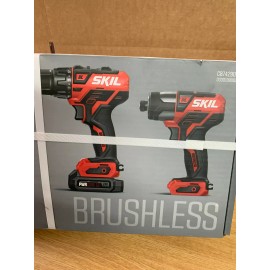 SKIL PWR CORE 2-Tool 12V Brushless Power Tool Combo Kit Case