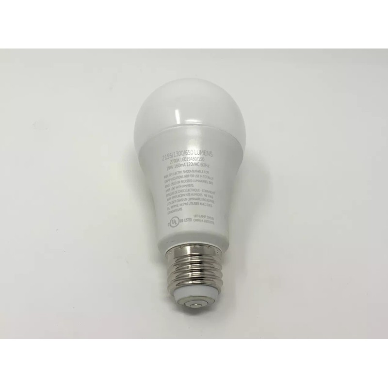 GE 2x GE LED 3 Way Bulbs 50/100/150 19w 2155/1300/650