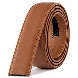 Katusi KTS9 Men's Belt Without Buckle Genuine Leather - 130cm