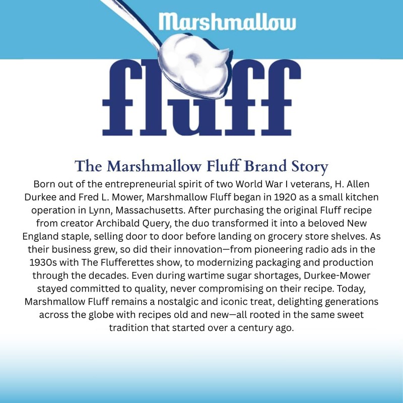 Fluff Marshmallow Spread, Classic Original Flavor, 16oz (Pack of 2)