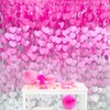 205Ft Hot Pink Heart Tissue Paper Streamer Big Love Heart