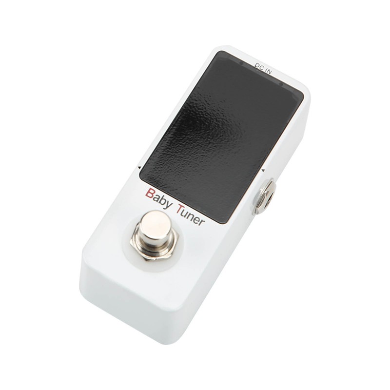 Mini Pedal Tuner Monoblock Chromatic Tuning Effect for Electric Guitar