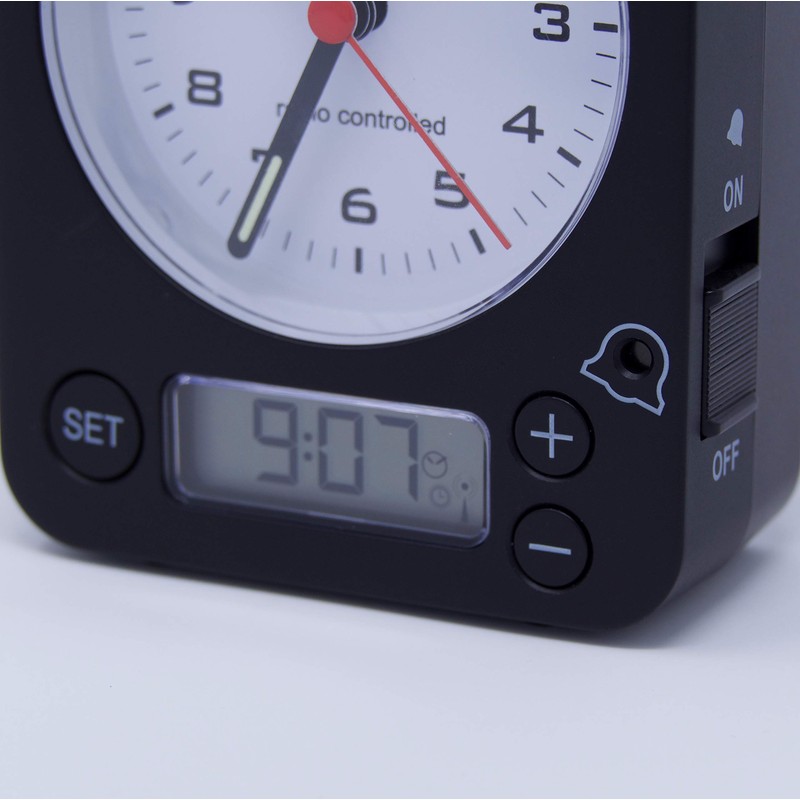 TFA-Dostmann Combo TFA 60.1511 Wireless Alarm Clock, 9 x 4