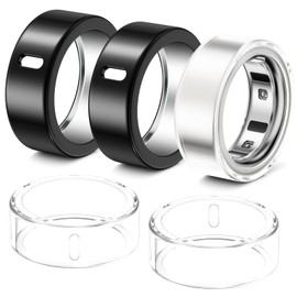 Hexasider 5 Pack Ring Cover Compatible with Oura Ring Gen 4/Oura Ring Gen 3 Horizon/Heritage, Durable TPU Case for Oura Ring Protector Accessories for Oura Size 13