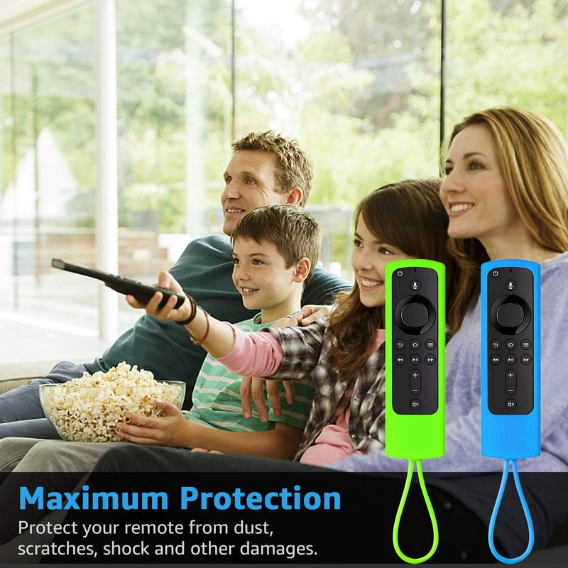 climberer [2 Pack] Firestick Remote Cover,Silicone TV Remote Control Case
