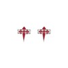 Cencibel Smart Casual St James Cross Cufflinks One Size Rhodium,