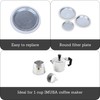 IMUSA Aluminium Stovetop Replacement Rubber Ring & Filter 1-Cup
