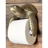 Sea Turtle Wall Mount Toilet Paper Roll Holder Rustic Nautical