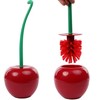 Cherry-Shaped Toilet Brush with Holder for Bathroom Cleaning – Cute
