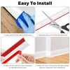 Woobroo 19x13MM TPE Quarter Round Coving 6M Caulk Strip Beading,