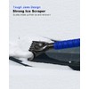 SEAAES 33 Inch Snow Brush and Ice Scraper for Car