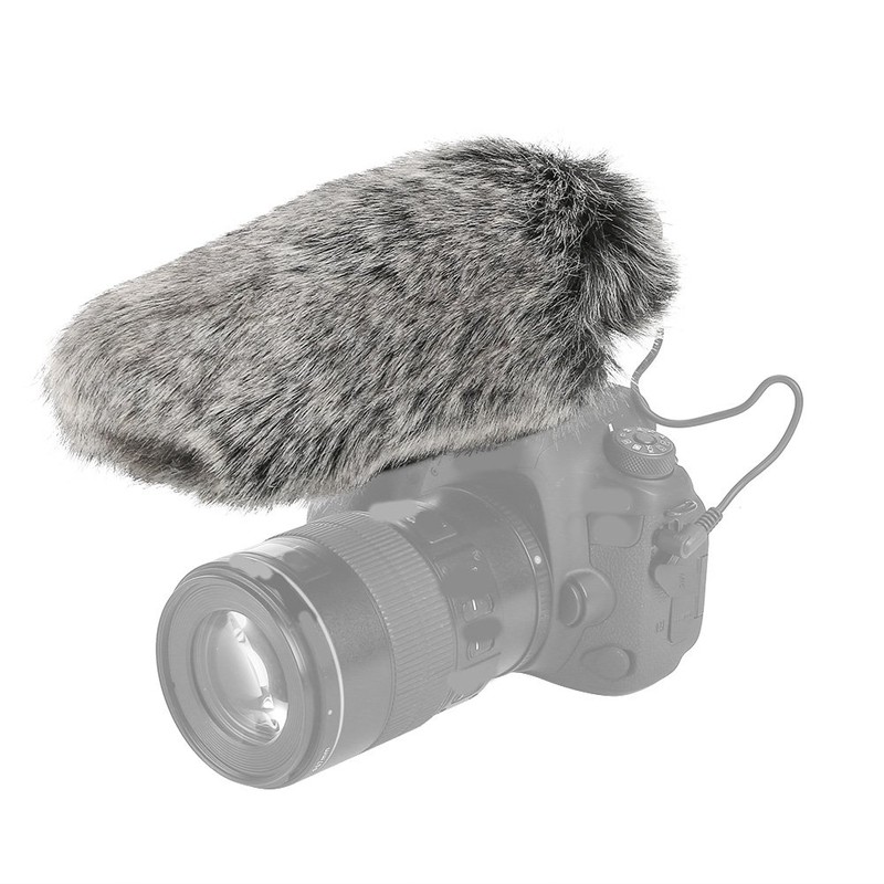 Microphone Windshield Grey Videomic Windscreen Professional Windshield for Video Microphone