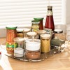 Voova Lazy Susan Turntable Organizer for Refrigerator, 360° Rotating Fridge