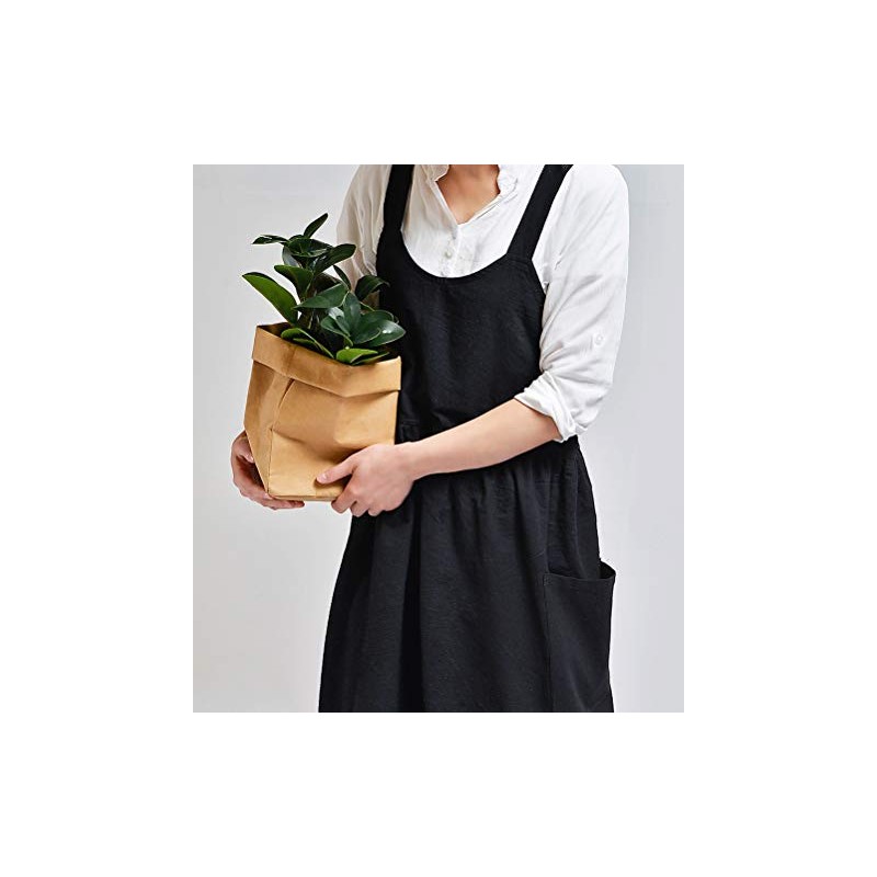 Nanxson CF3088 Women's Cotton Linen Apron Kitchen Apron Bib Apron
