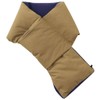 Takeokikuchi G8701092 Men's Stole Muffler (Pocketable) Reversible Down Scarf, beige