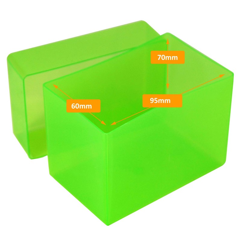 WestonBoxes Plastic Business Card Boxes - Holds 250 Business Cards