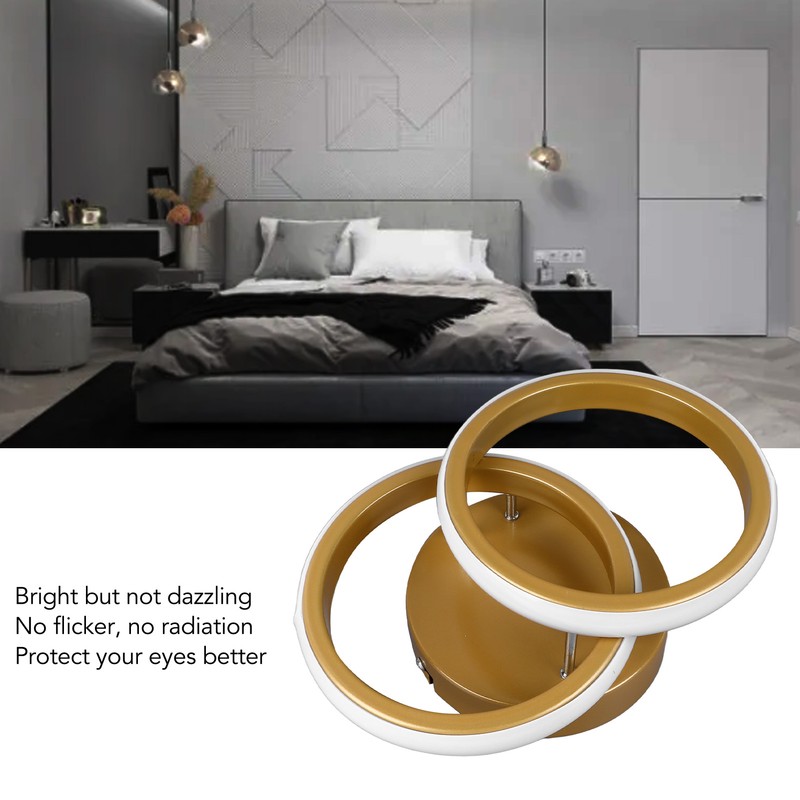 Modern LED Ceiling Light Round Interior Lighting for Room Hallway
