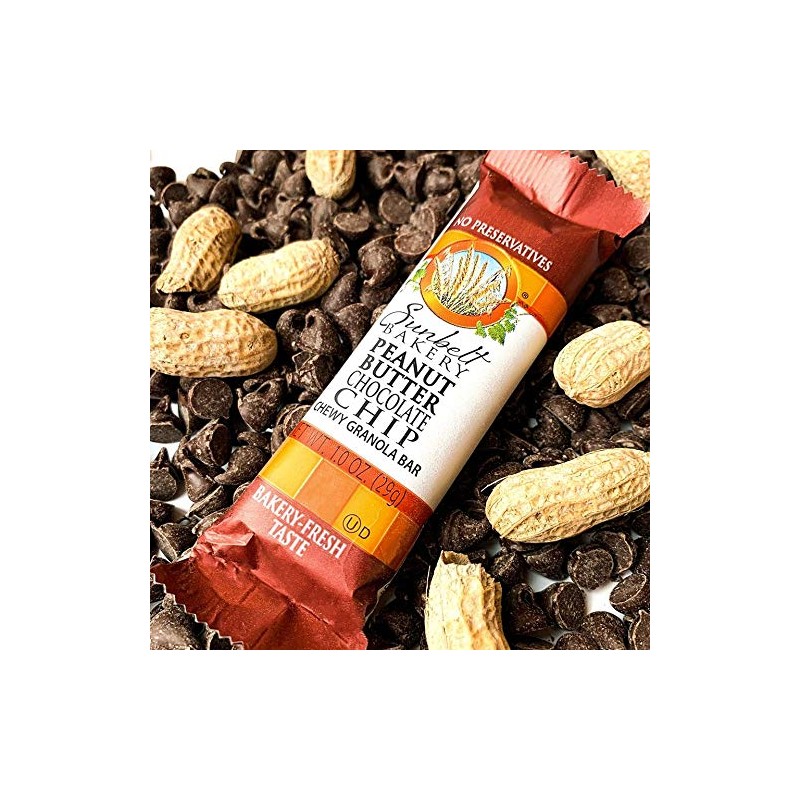 Sunbelt Bakery Peanut Butter Chocolate Chip Chewy Granola Bars, 50-1.0