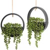 Artificial Hanging Plants Hanging Planter Fake Succulents Artificial String of