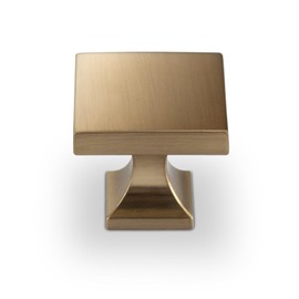 Haliwu 10 Pack Champagne Bronze Cabinet Knobs Brushed Brass Knobs Round Dresser Drawer Knobs Kitchen Cabinet Hardware