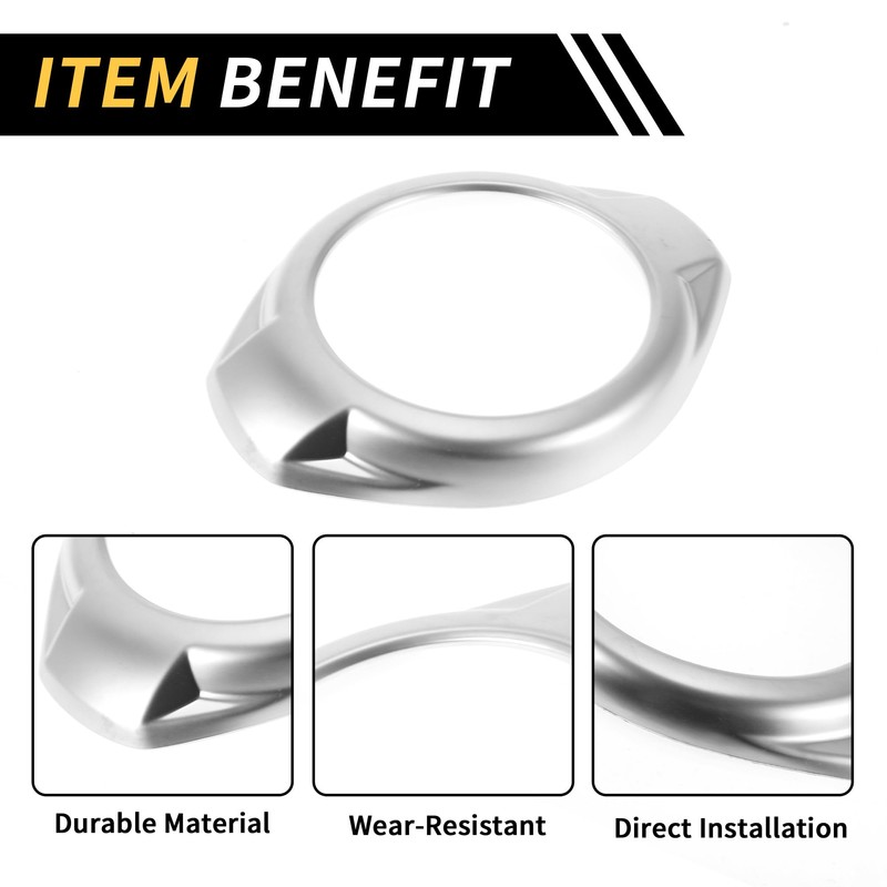 REPAIROCK 2 Pcs A Pillar Speaker Ring Cover Trim for