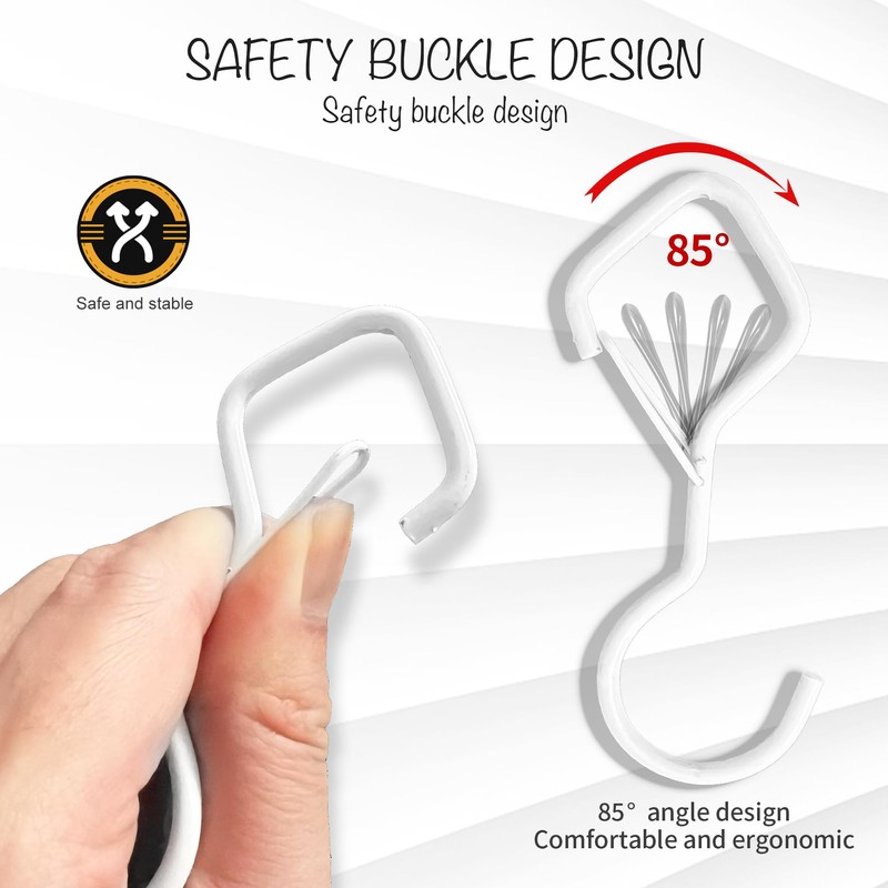 10 PCS S Shaped Hook, S Shaped Metal Hook, S