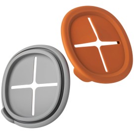 Moonkie Baby Storage Container Snack Lids for 8 oz | 2 Pack