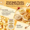 13.4oz Crispy Dehydrated Apple Dices - One Ingredient, Just Apples