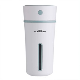 Innerest Portable Mini Humidifier Cool Mist for a Single Room Office Desk Kids Night Lights lamp (One Size, 14 Grey)