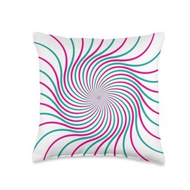 Identica Design Geometric Spirograph a Throw Pillow, 16x16, Multicolor