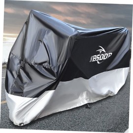 BUGUUYO 1pc Motorcycle Cover Outdoor Storage Easy to Clean and Fold Sun Rainproof for Motorcycle Heavy Duty Design