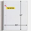 Five Star Spiral Notebook + Study App, 3 Subject, College