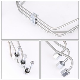 6PCS Fuel Injector Lines for Dodge Cummins 1994-1998 5.9 5.9L Diesel 12 Valve Engine Fuel Line Diesel Cummins Diesel Fuel Injection Lines Set Replace 3925805 3925806 3925807 3925808 3925809