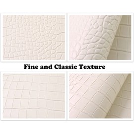 Wento Alligator Skin PU Leather Fabric Faux Leather Fabric Crocodile Fabric Leather Upholstery Fabric by 2 Yards