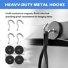 4PCS Magnetic License Plate Holders Kit,No Drilling License Plate Frames