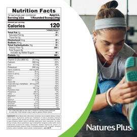 NaturesPlus Natures Plus SPIRU-TEIN WHEY Shake, Vanilla - 1.05 lb - Whey Protein Powder - with Spirulina, Vitamins & Minerals - Gluten Free - 14 Servings