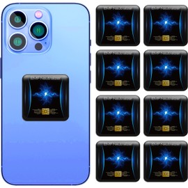 8 Pieces of Cell Phone Protection Neutralizers Stickers, Blockers Equipment Stickers for All Phones Tablets Laptops Computer WiFi All Devices Black