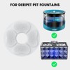 8 Packs Cat Water Fountain Food Grade Replacement Filters &