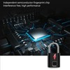 Fingerprint Padlock Biological Recognition Aluminium Alloy USB Rechargeable Support 10