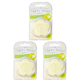 Q-FLA 824838 Paper Soap, Hand Wash, Hand Soap, Lemon, 3 Pieces, Set of 30, Yellow