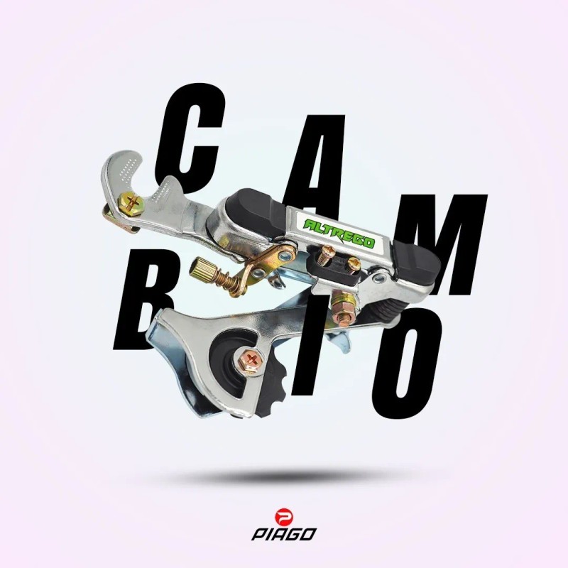 Desviador Trasero Mtb De Pata Para Bicicleta Cromado