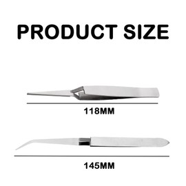 GVSS 2 Piece Nail Pincher, Nail Pincher, Stainless Steel Nail Extension Pliers, Straight and Curved Extension Clip, Nail Art Shaping Clip